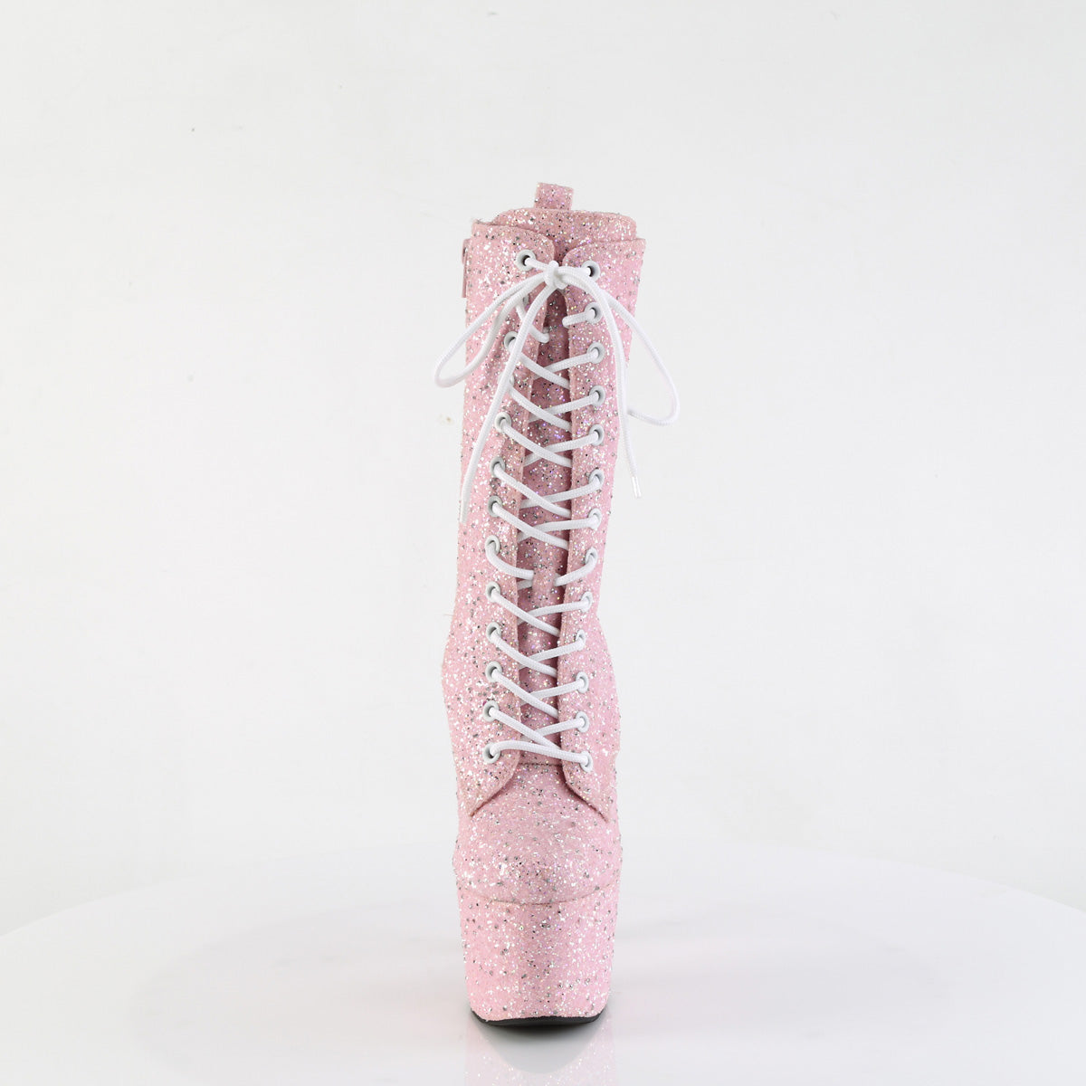 Pleaser - Adore 1040GR - Baby Pink Multi Glitter - 7 inch