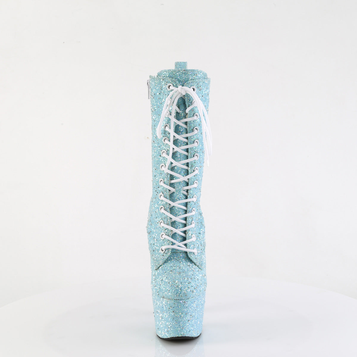 Pleaser - Adore 1040GR - Baby Blue Multi Glitter - 7 inch