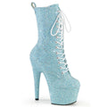 Pleaser - Adore 1040GR - Baby Blue Multi Glitter - 7 inch