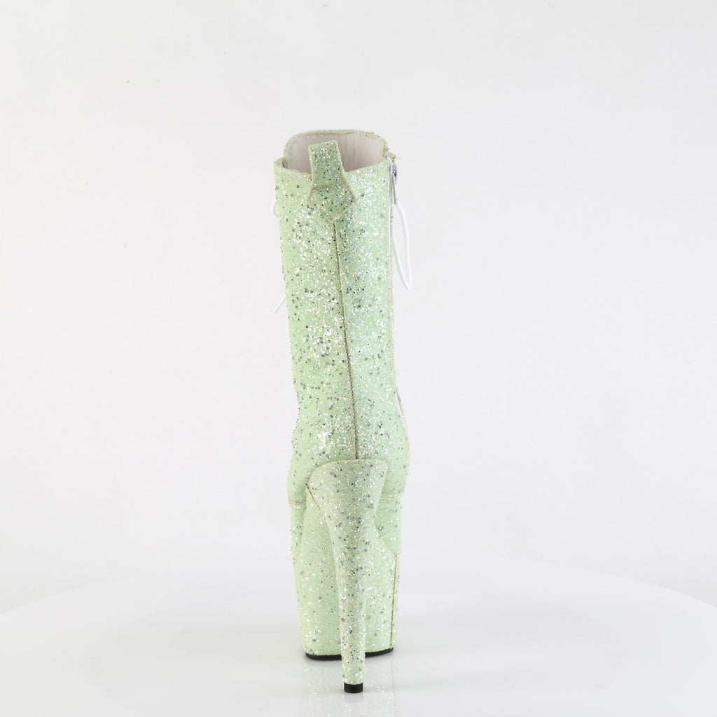 Pleaser - Adore 1040GR - Mint Multi Glitter - 7 inch