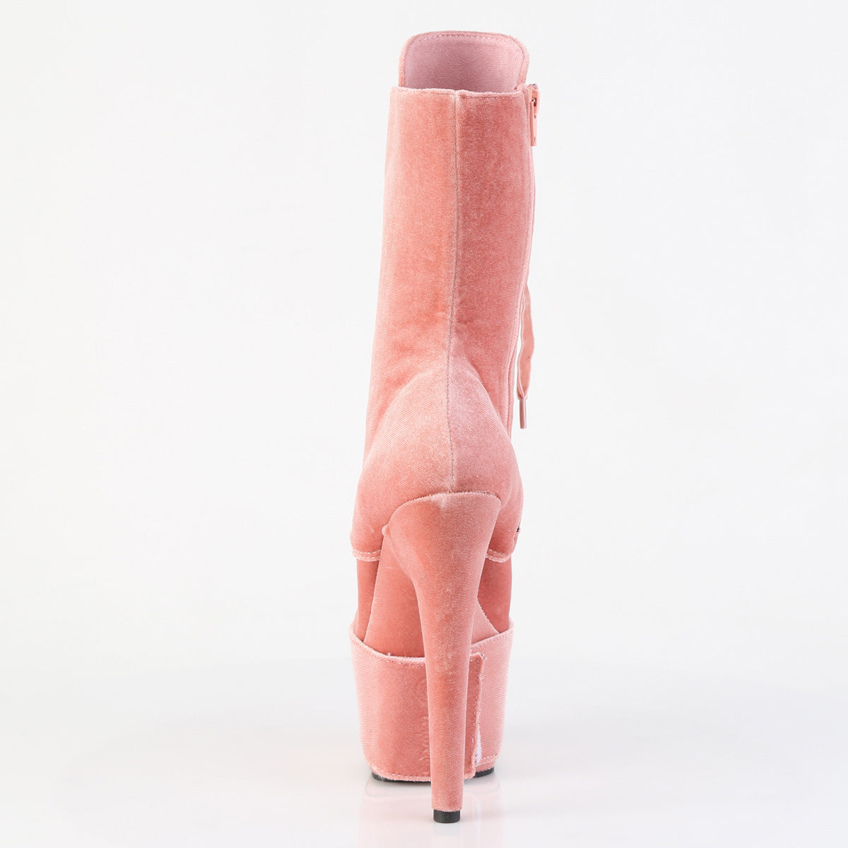 Pleaser - Adore 1045VEL - Dusty Pink Velvet - 7 inch