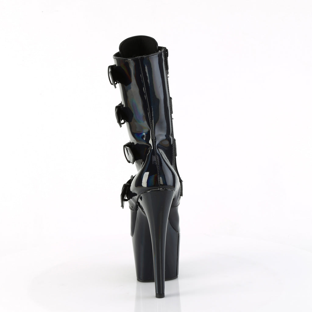 Pleaser - Adore 1046 - Black Holographique - 7 inch
