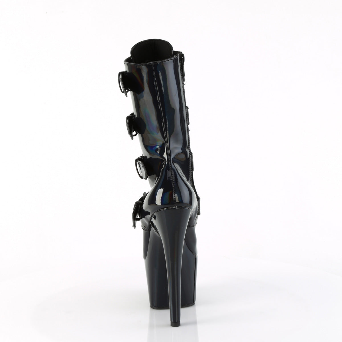 Pleaser - Adore 1046 - Black Holographique - 7 inch