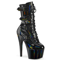 Pleaser - Adore 1046 - Black Holographique - 7 inch