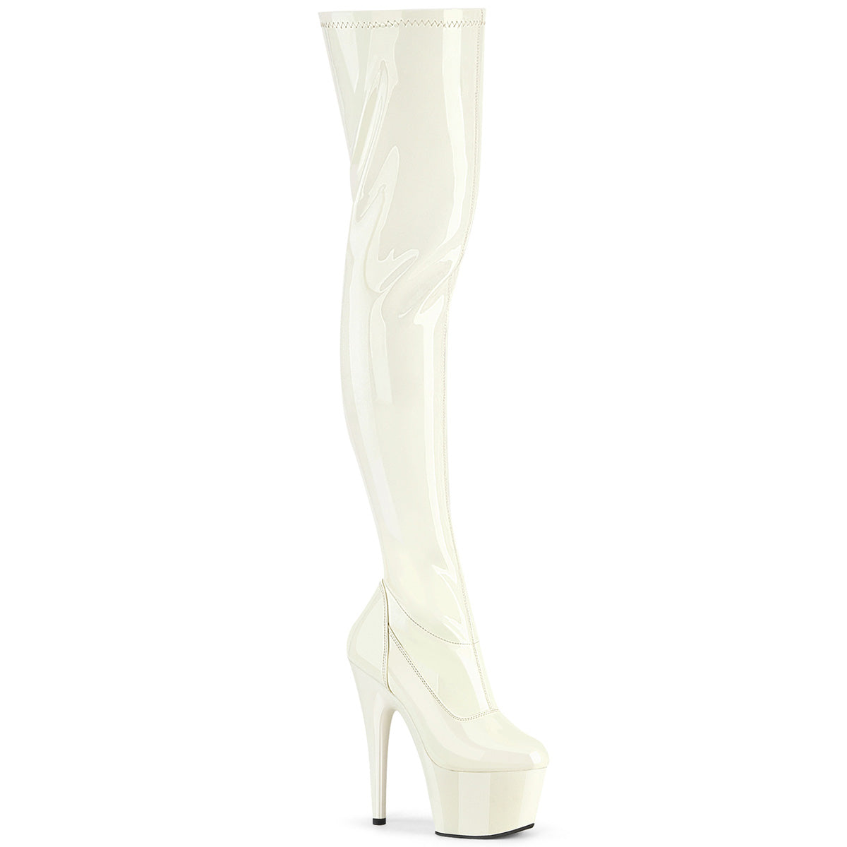 Pleaser - Adore 3000 - Off White - 7 inch