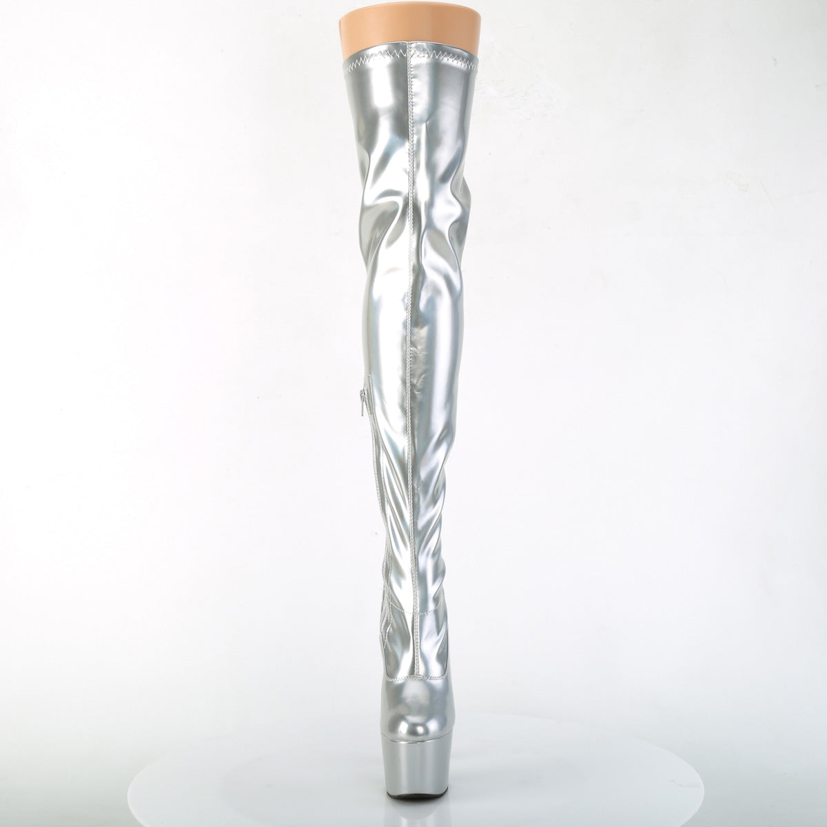 Pleaser - Adore 3000HWR - Silver . Holographique - 7 inch