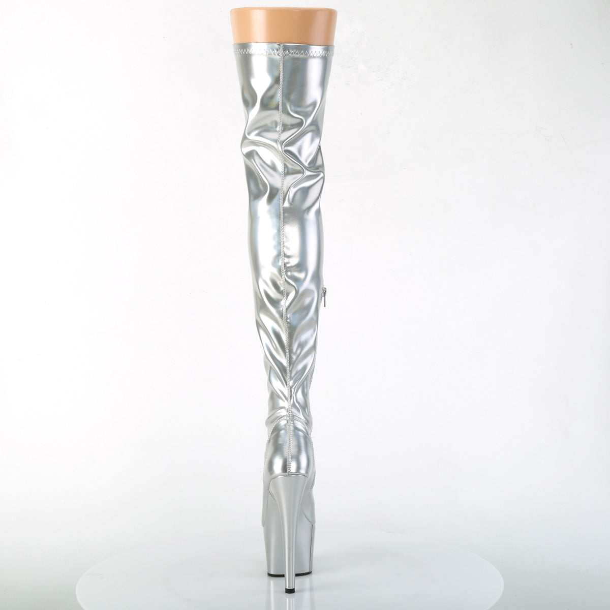 Pleaser - Adore 3000HWR - Silver . Holographique - 7 inch