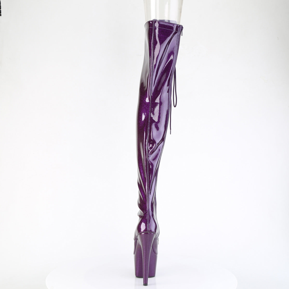 Pleaser - Adore 3021GP - Purple Glitter - 7 inch