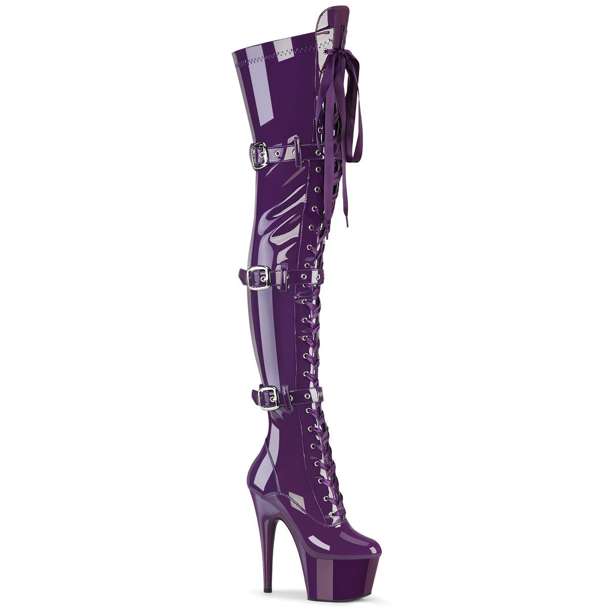 Pleaser - Adore 3028 - Purple - 7 inch