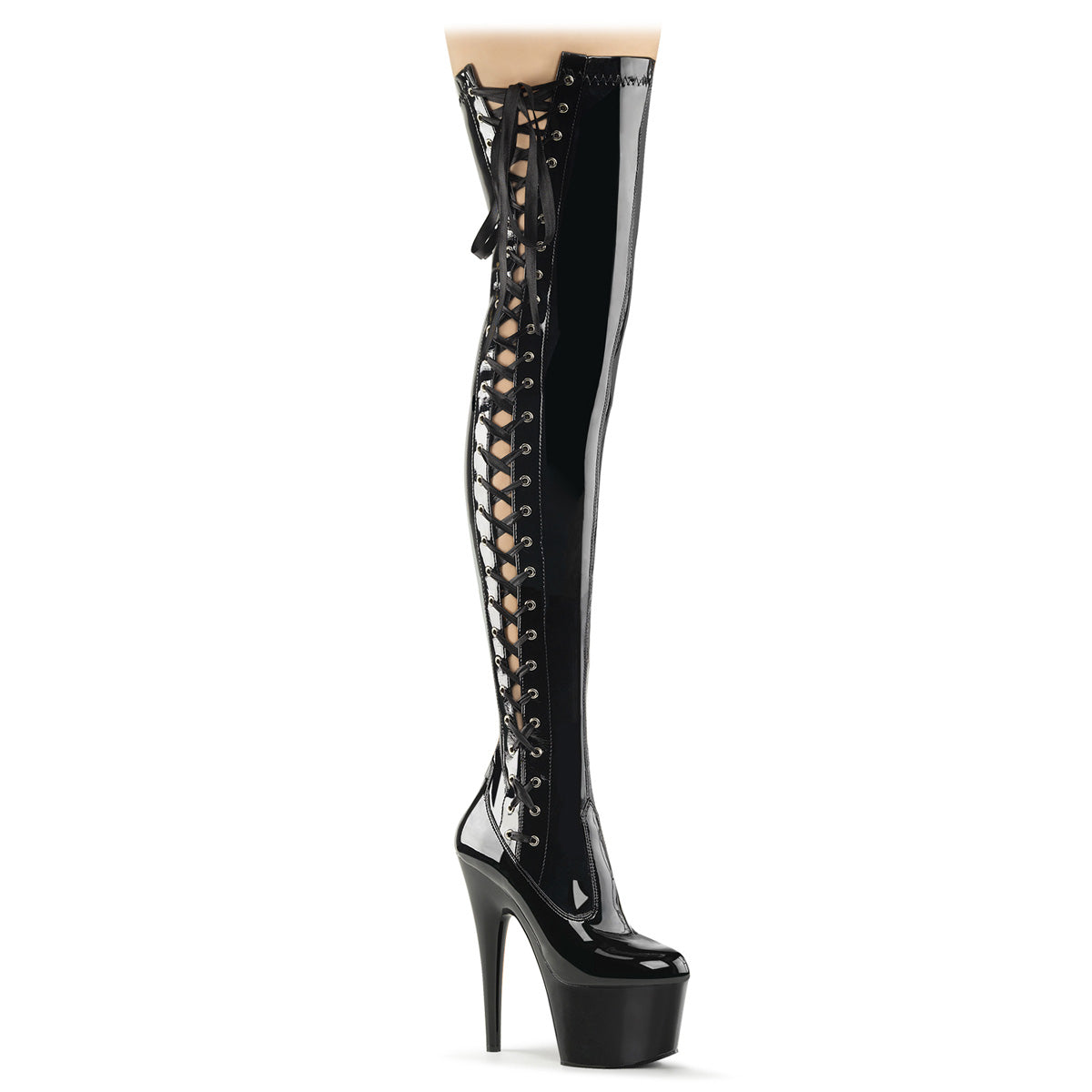 Pleaser - Adore 3050 - Black - 7 inch