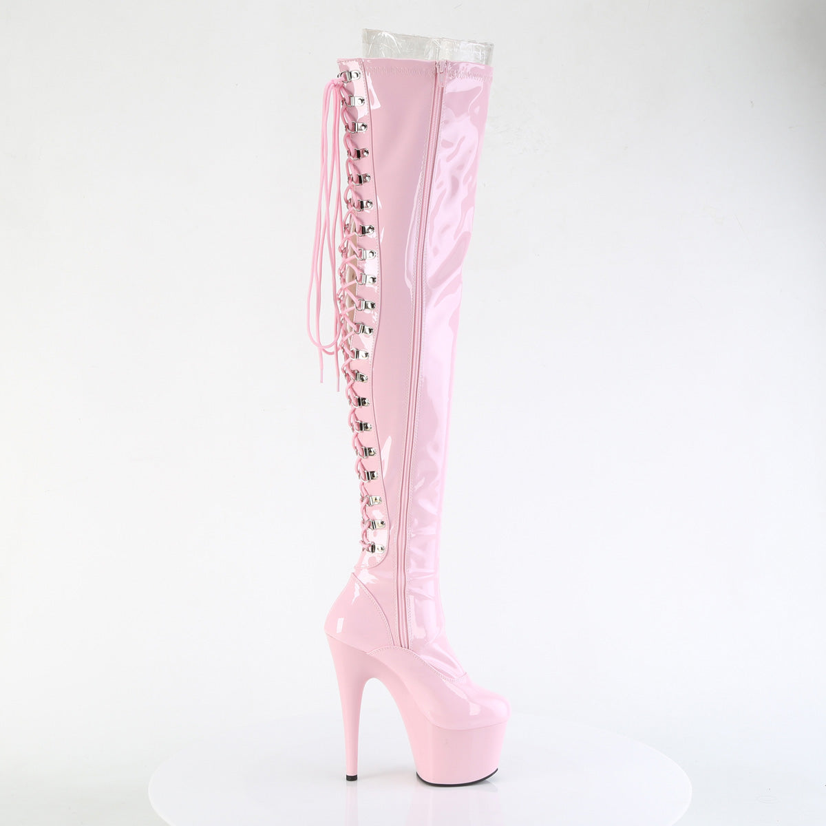 Pleaser - Adore 3063 - Baby Pink - 7 inch