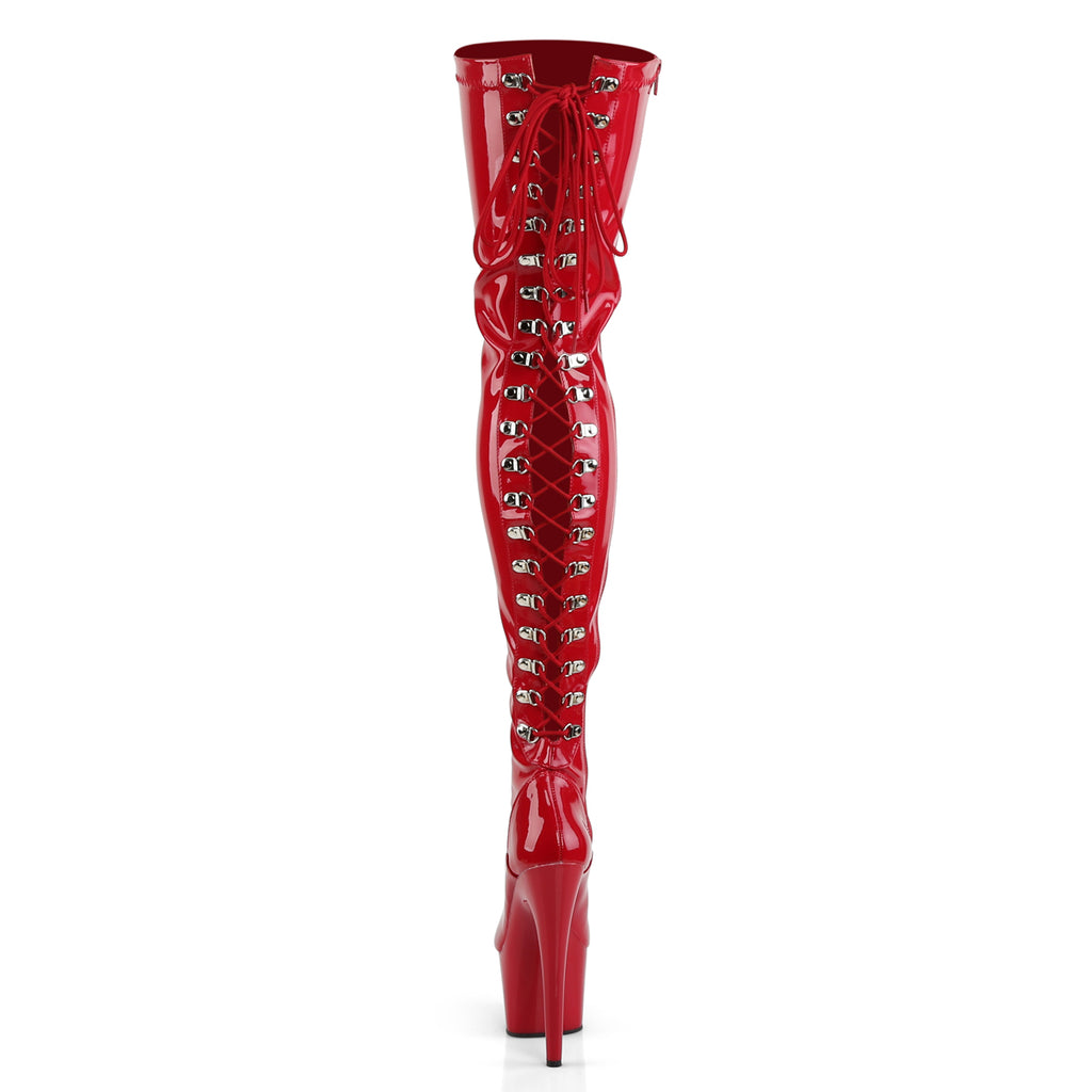 Pleaser - Adore 3063 - Red - 7 inch