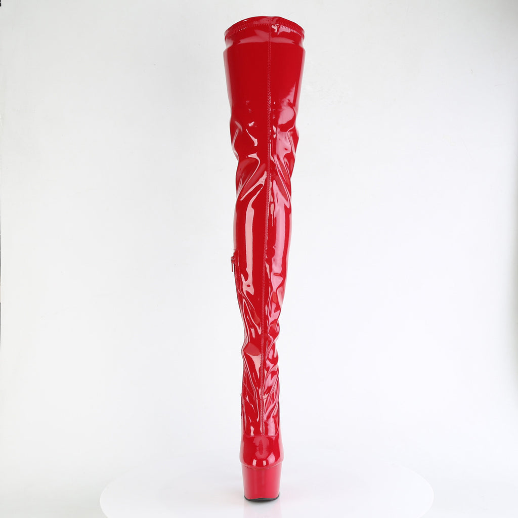 Pleaser - Adore 4000 - Red . - 7 inch