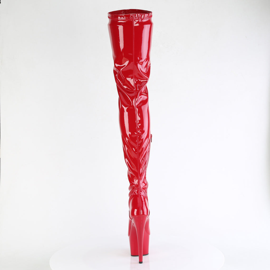 Pleaser - Adore 4000 - Red . - 7 inch