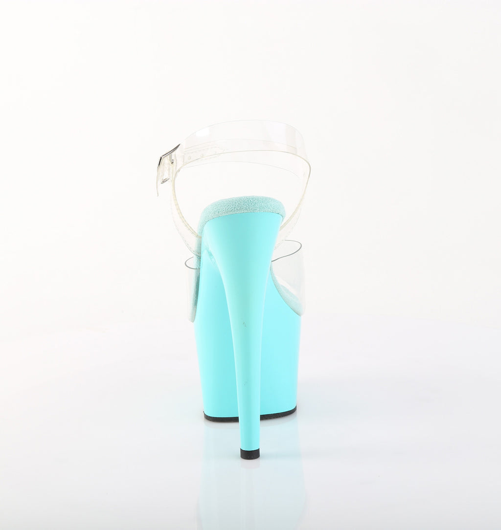 Pleaser - Adore 708 - Aqua - 7 inch