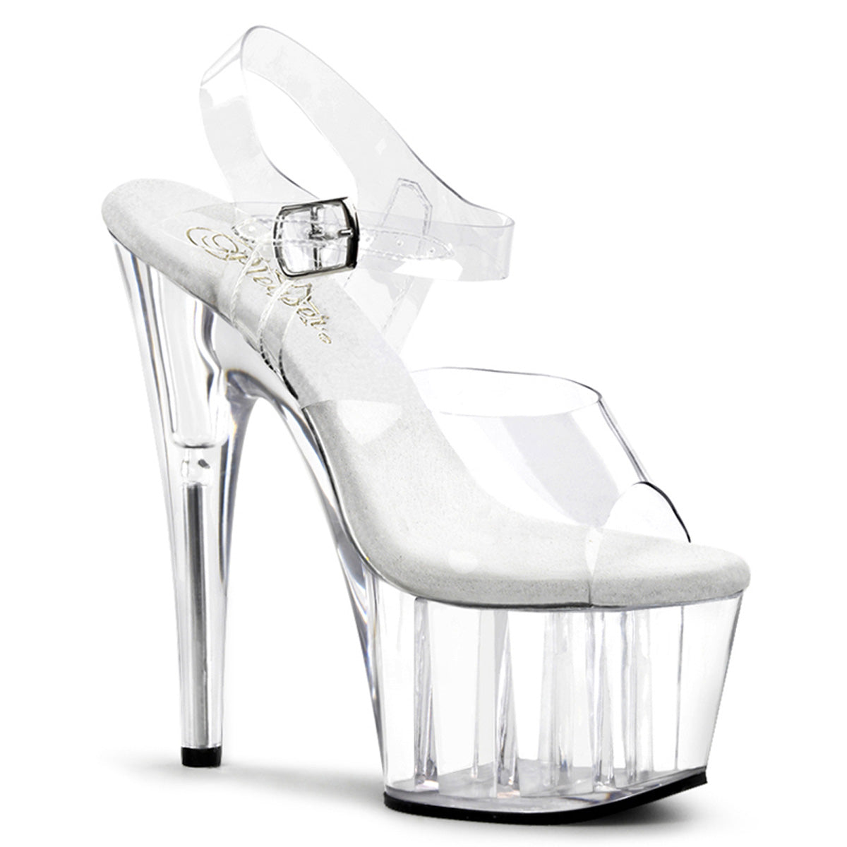 Pleaser - Adore 708 - Clear - 7 inch