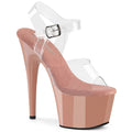 Pleaser - Adore 708 - Blush - 7 inch