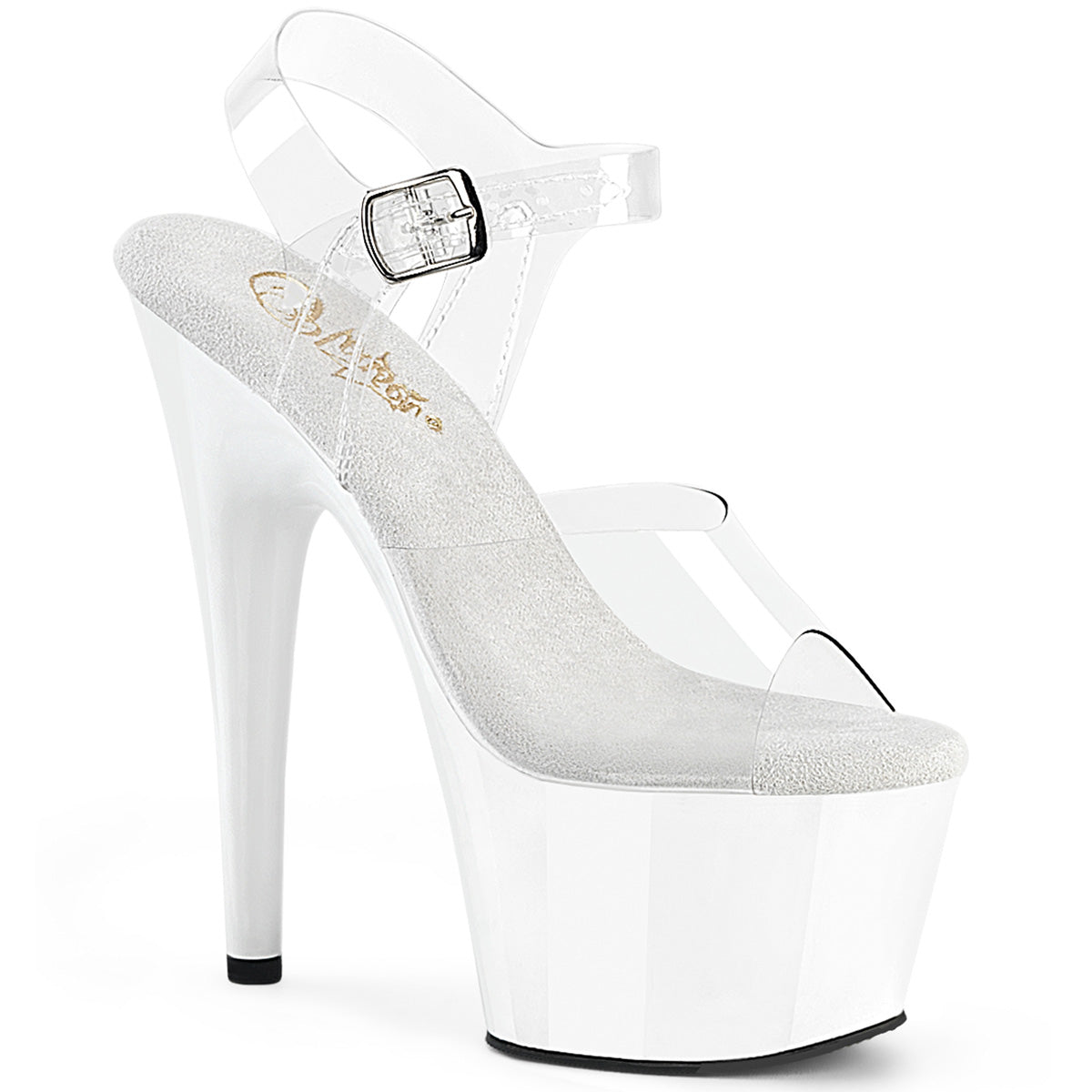 Pleaser - Adore 708 - White - 7 inch