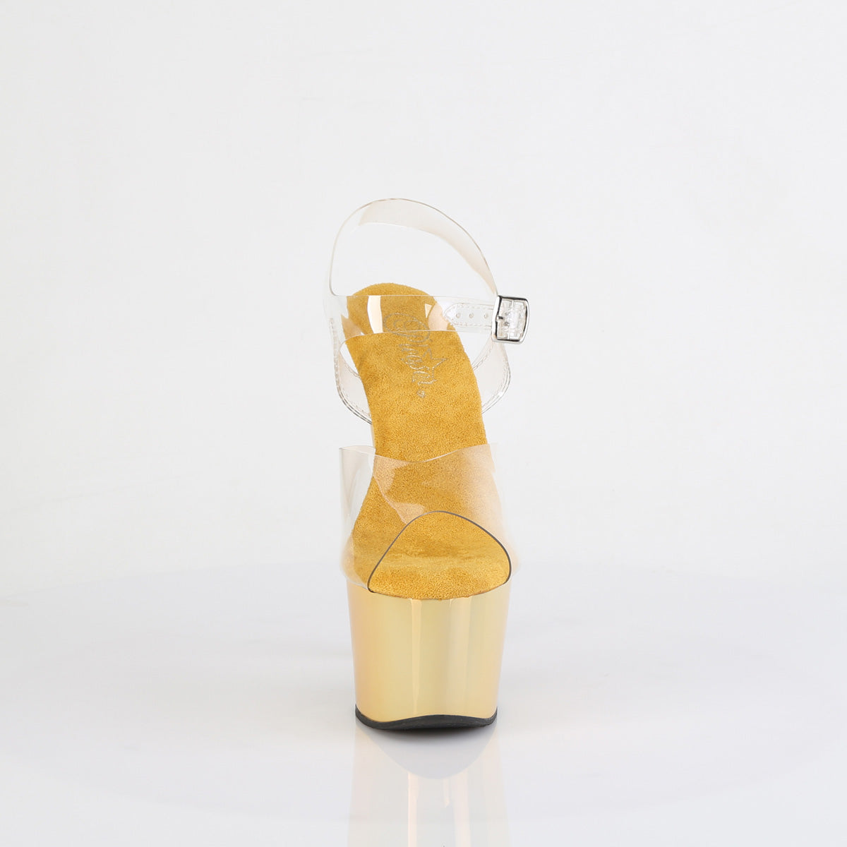 Pleaser - Adore 708LQ - Liquid Gold Holographique - 7 inch