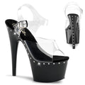 Pleaser - Adore 708LS - Black - 7 inch