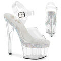 Pleaser - Adore 708MLS - Clear - 7 inch