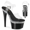 Pleaser - Adore 708MLS - Black - 7 inch