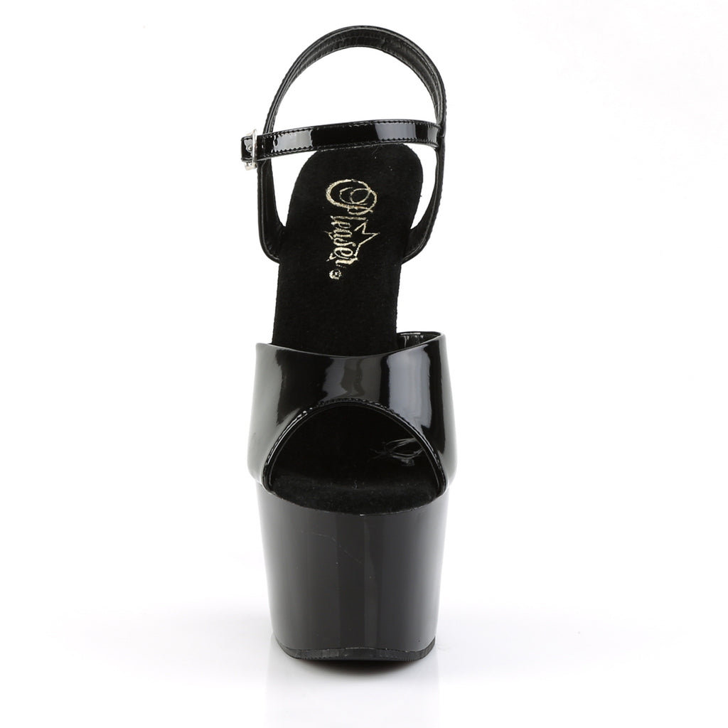 Pleaser - Adore 709 - Black - 7 inch