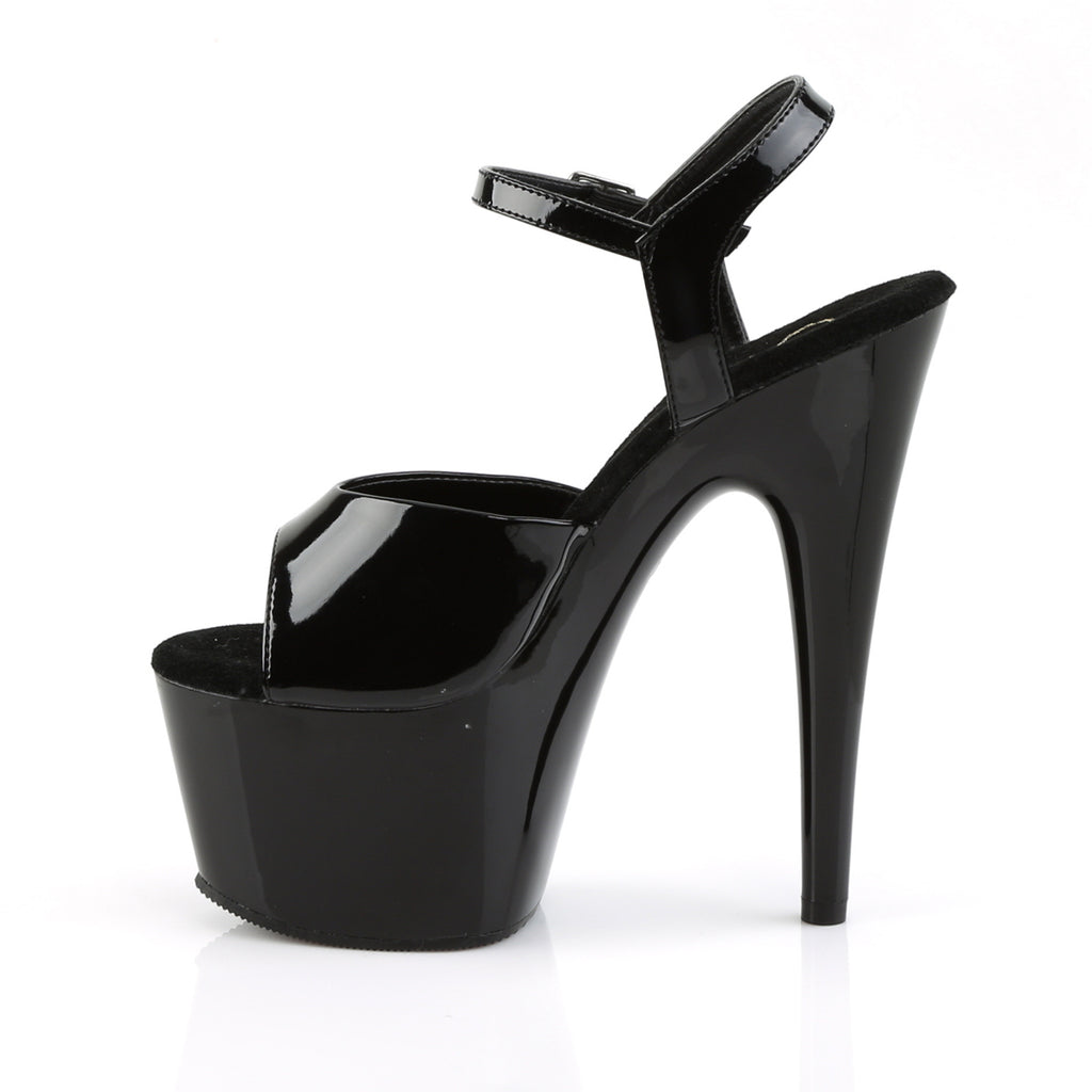 Pleaser - Adore 709 - Black - 7 inch