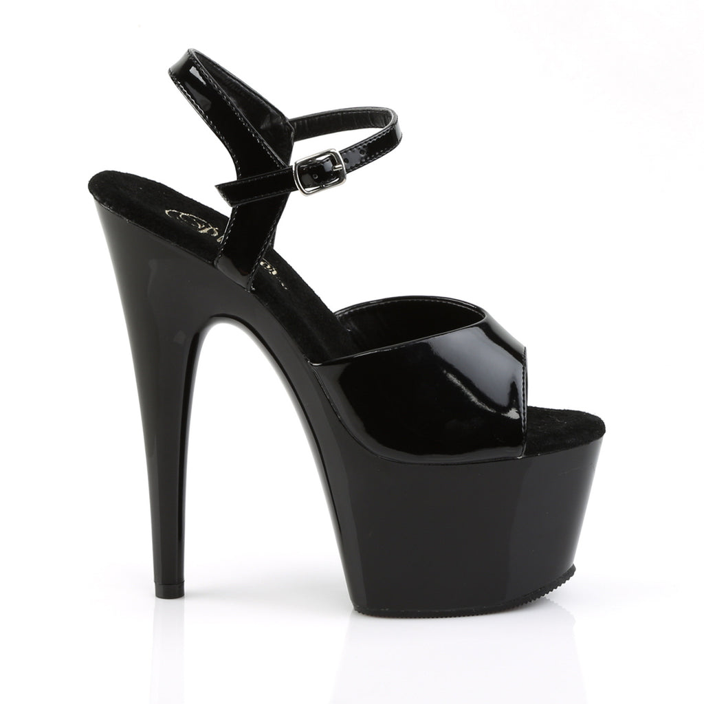 Pleaser - Adore 709 - Black - 7 inch