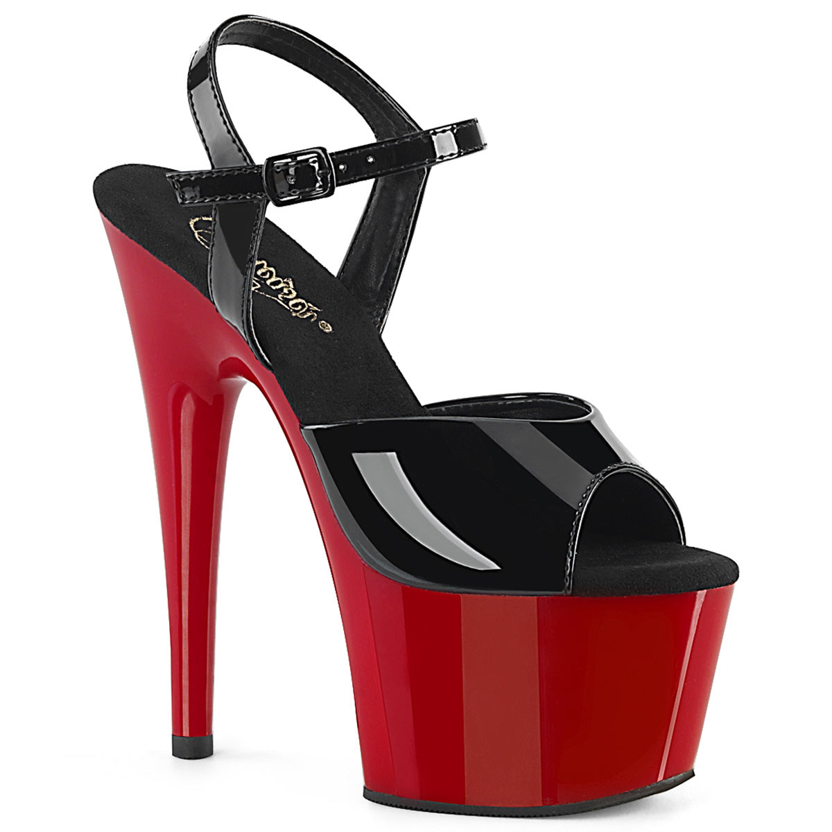 Pleaser - Adore 709 - Black - 7 inch