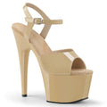 Pleaser - Adore 709 - Cream - 7 inch