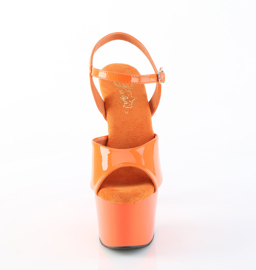 Pleaser - Adore 709 - Orange - 7 inch