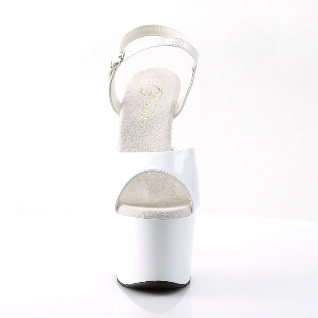 Pleaser - Adore 709 - White - 7 inch
