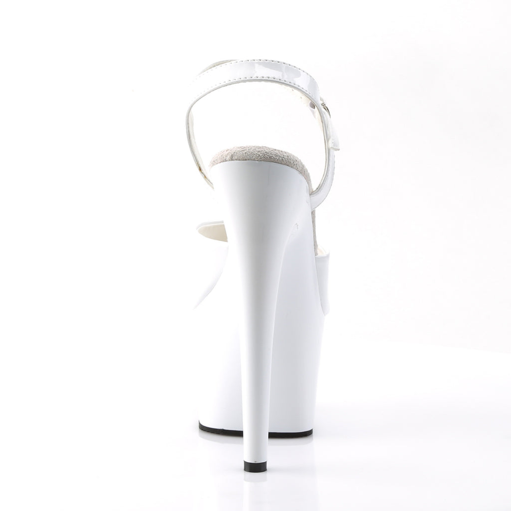 Pleaser - Adore 709 - White - 7 inch