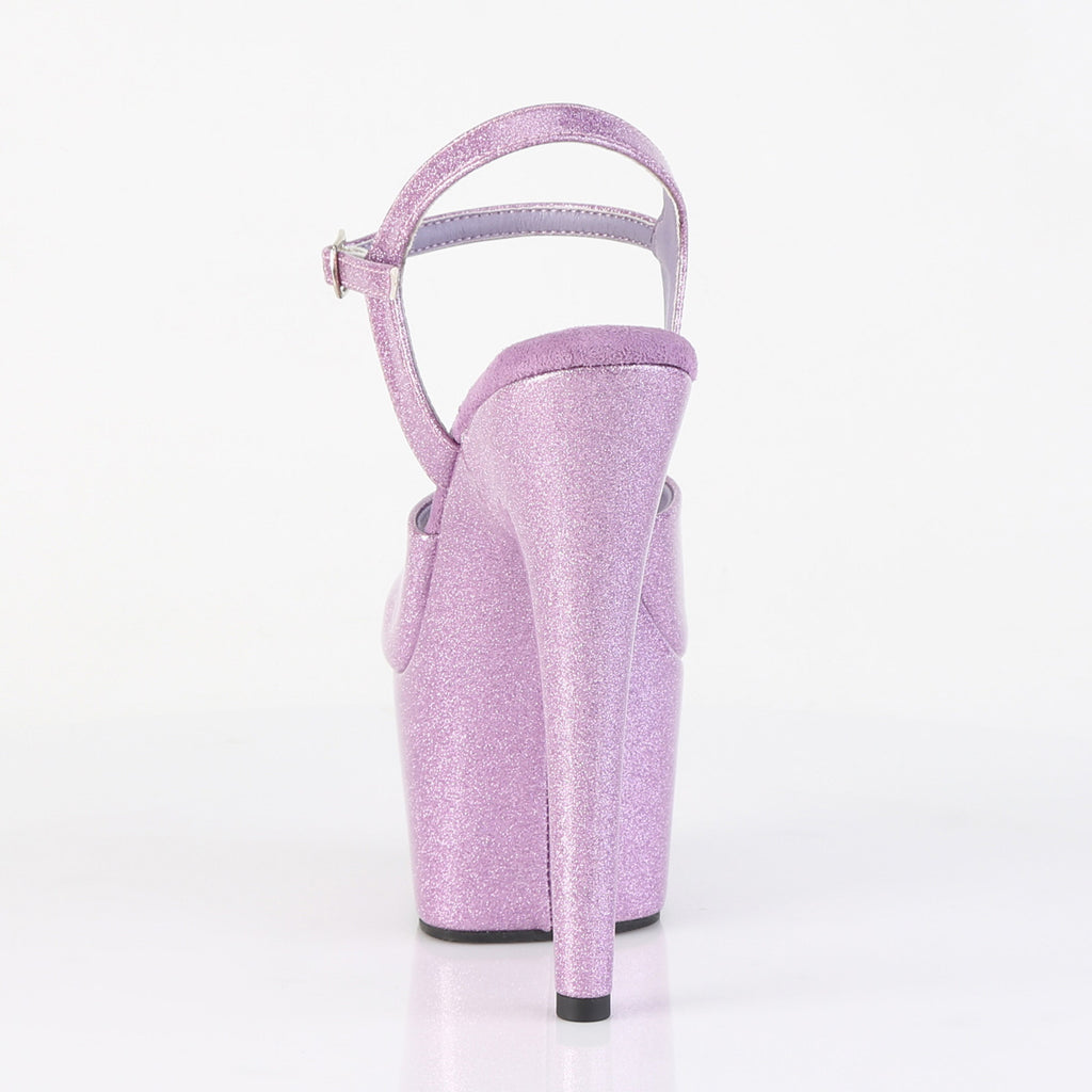 Pleaser - Adore 709GP - Lilac Glitter - 7 inch
