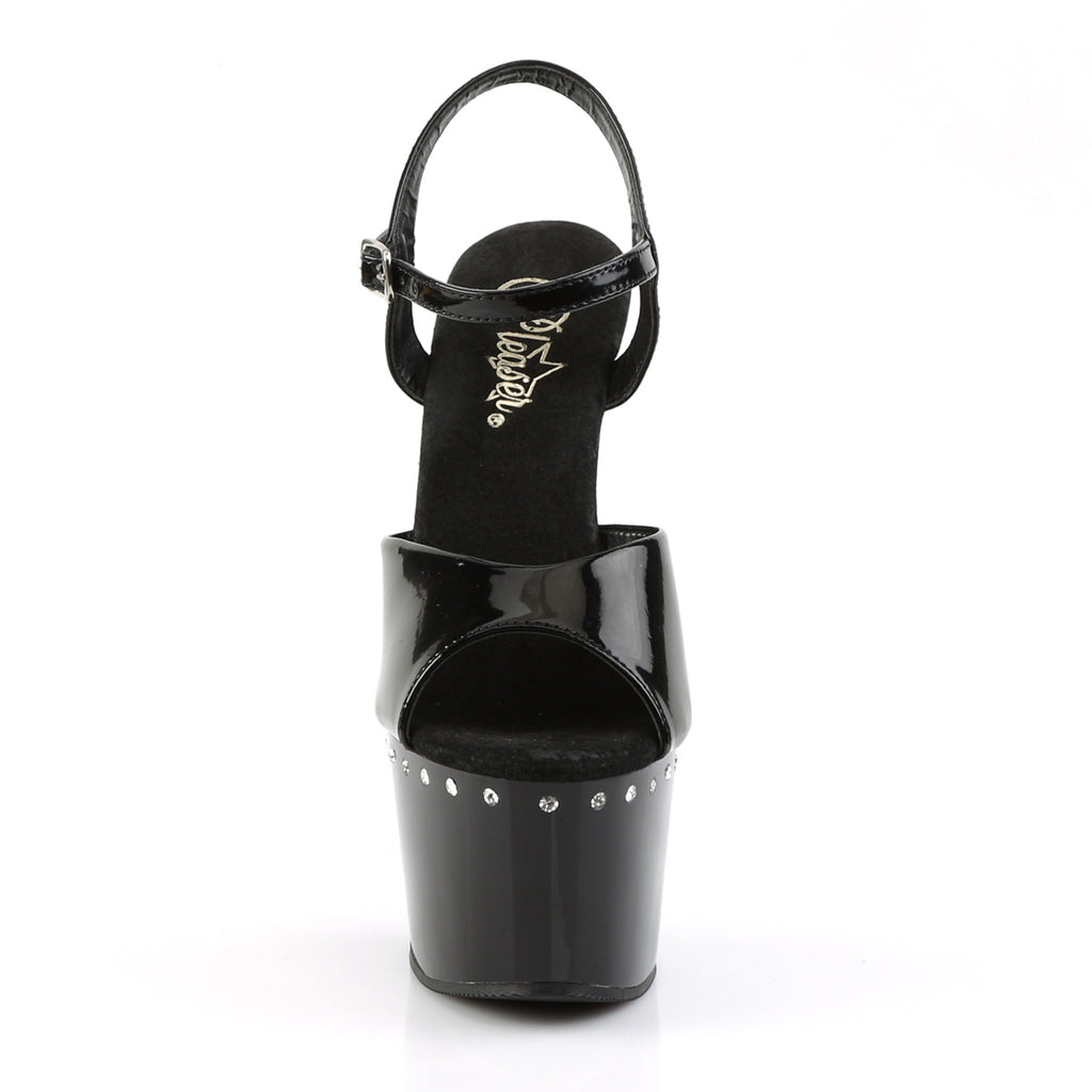 Pleaser - Adore 709LS - Black - 7 inch