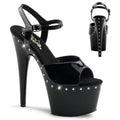 Pleaser - Adore 709LS - Black - 7 inch