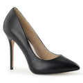 Pleaser Amuse 20 Black Vegan Leather