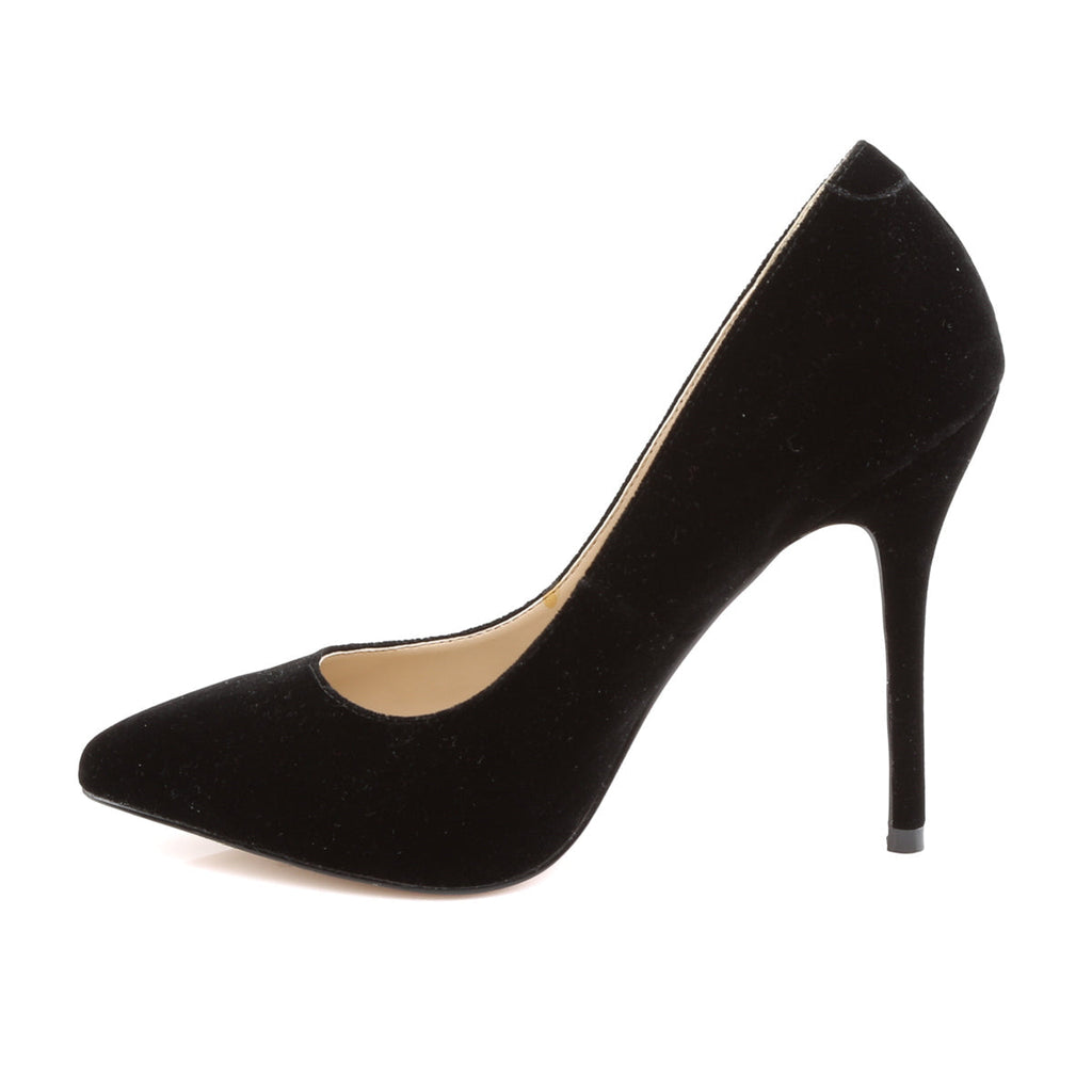 Pleaser Amuse 20 Black Velvet