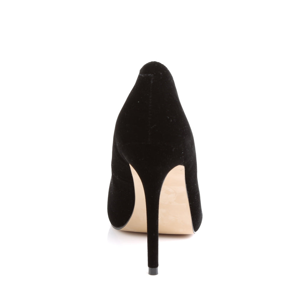 Pleaser Amuse 20 Black Velvet
