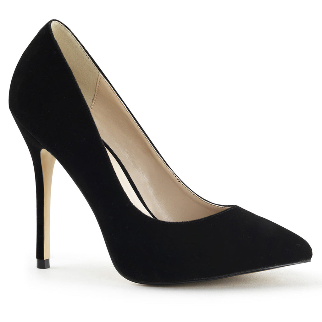 Pleaser Amuse 20 Black Velvet