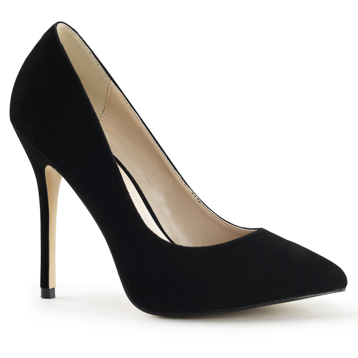 Pleaser Amuse 20 Black Velvet