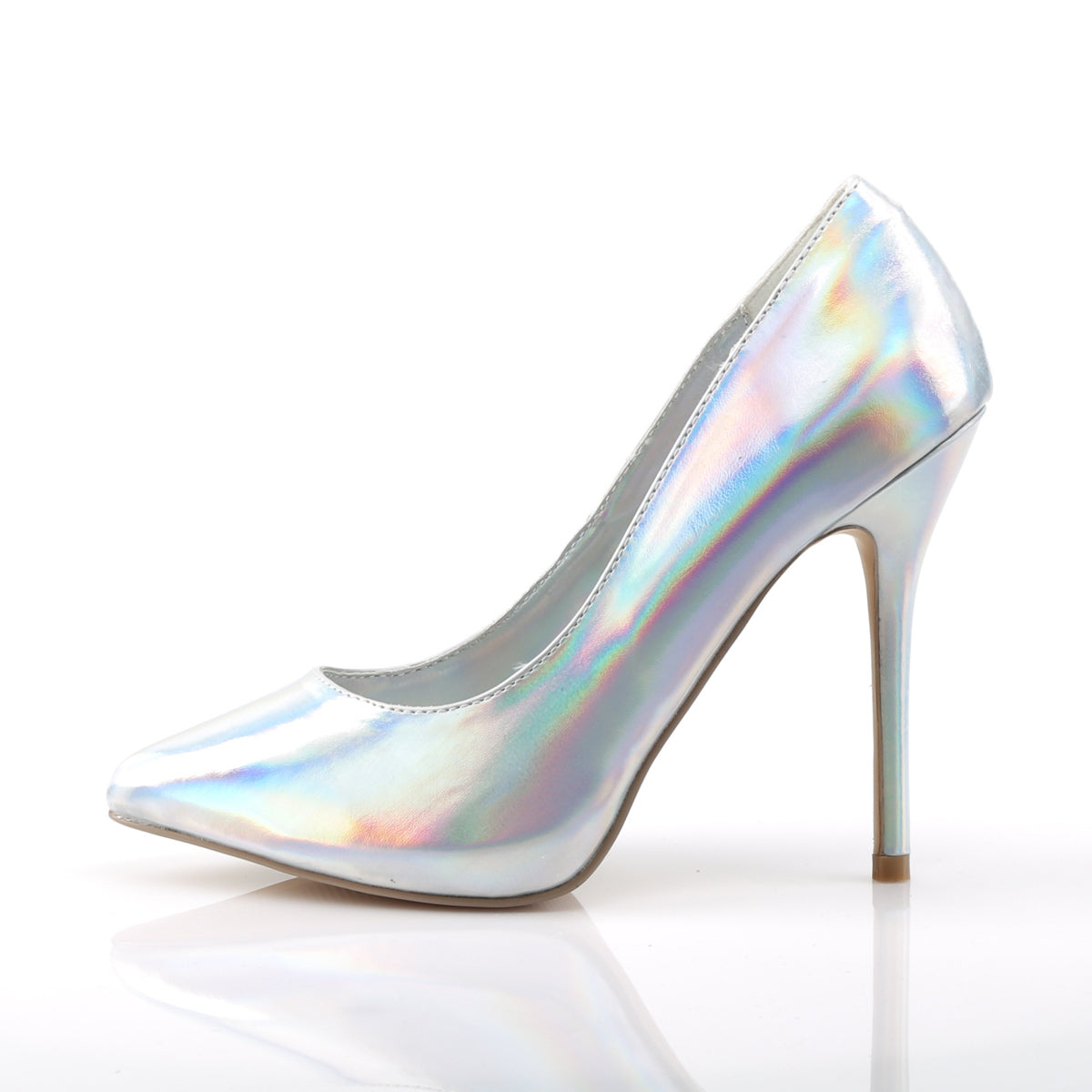 Pleaser Amuse 20 Silver Hologram