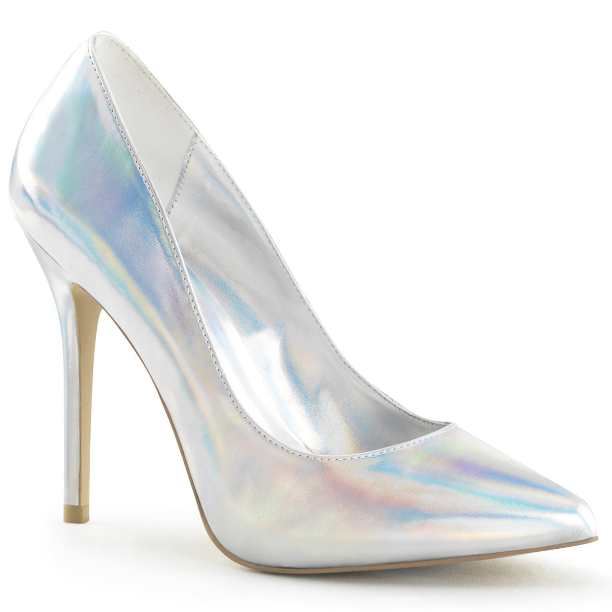 Pleaser Amuse 20 Silver Hologram