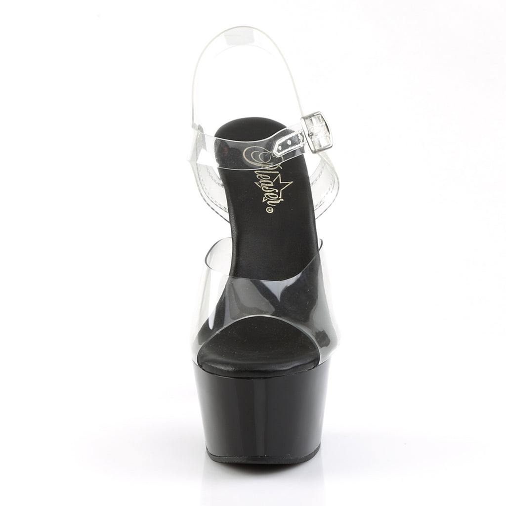 Pleaser - Aspire 608 - Black - 6 inch