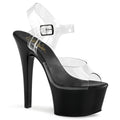 Pleaser - Aspire 608 - Black - 6 inch