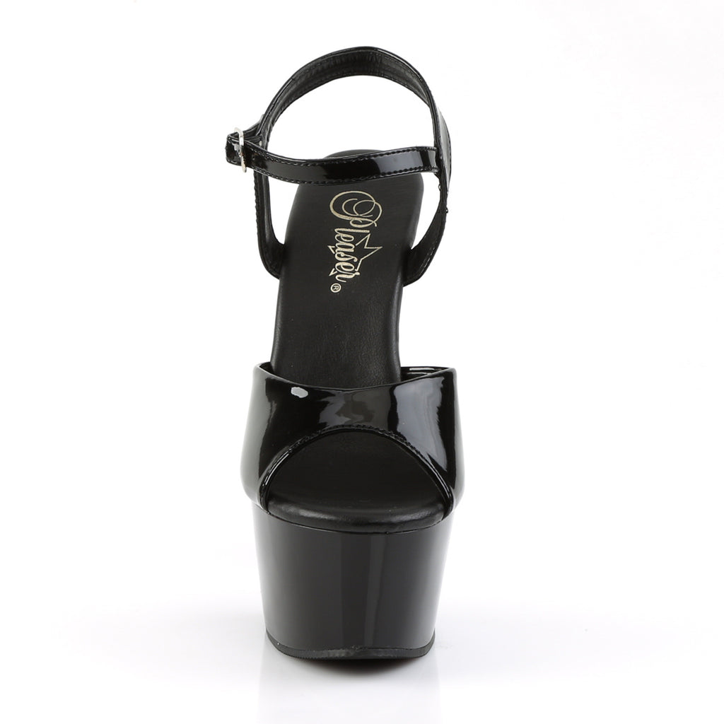 Pleaser - Aspire 609 - Black - 6 inch