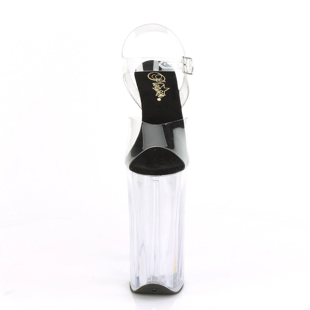 Pleaser - Beyond 008 - Clear-Black - 10 inch