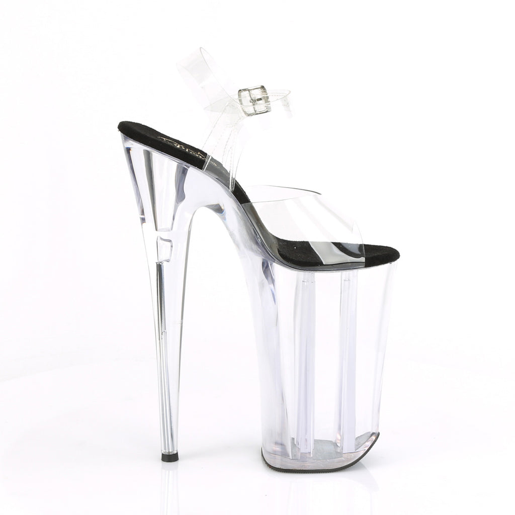 Pleaser - Beyond 008 - Clear-Black - 10 inch