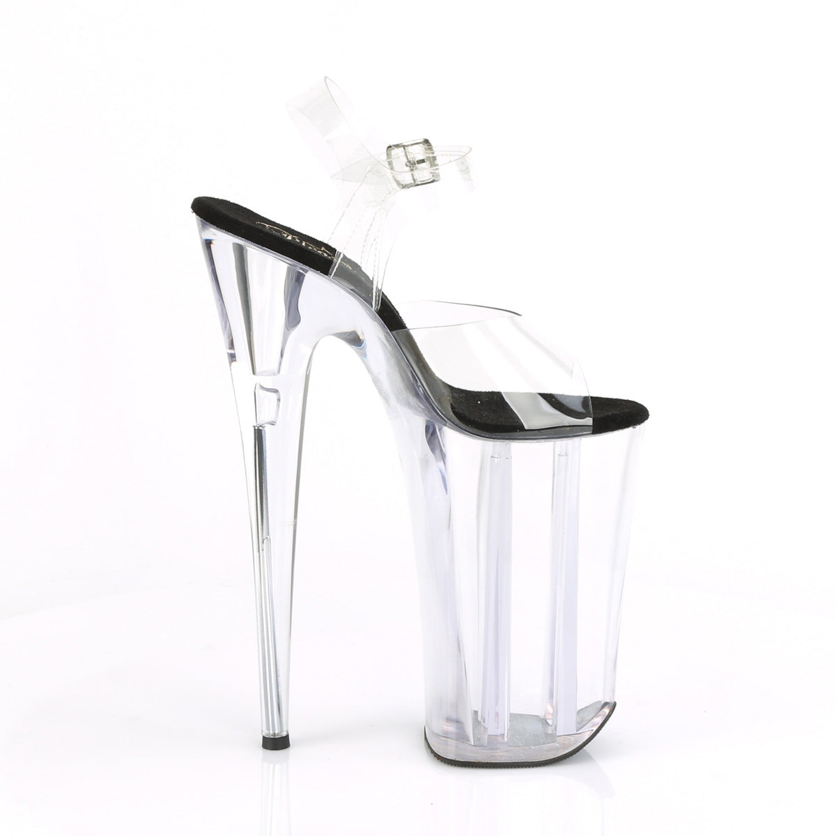 Pleaser - Beyond 008 - Clear-Black - 10 inch